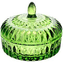 Сахарница 13см ZARIN GREEN иранское стекло 000000000001211340