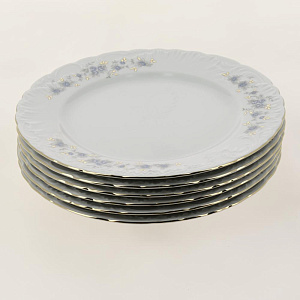 Набор тарелок обеденных 6шт 26см CMIELOW 9706 blue фарфор 000000000001172767