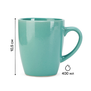 Набор столовой посуды 16 предметов бирюза керамика 000000000001219903