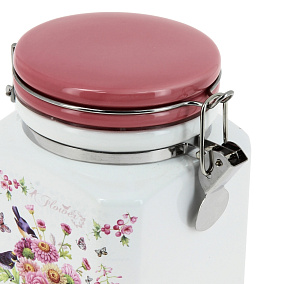 Банка с клипсой для сыпучих продуктов Коралл, 650мл 000000000001153863
