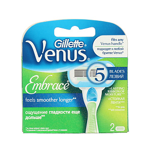 Кассеты Gillette Venus Embrace P&G, 2 шт. 000000000001055564