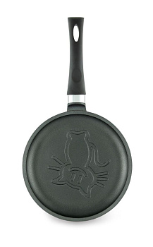 Сковорода блинная 22см НЕВА МЕТАЛЛ ПОСУДА Кот литой алюминий 000000000001141318