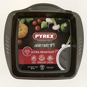 Форма для запекания 24x24см PYREX METAL ASIMETRIA квадратная 000000000001128601