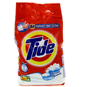 Стиральный порошок Автомат Белые Облака Tide P&G, 3кг 000000000001021353