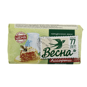 Мыло туалетное 90гр Весна Молоко Мед 6092 000000000001202520