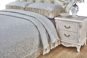 Набор ЕВРО Сантини (Цвет-Лазурный)Покрывало:240х260см(1шт),Наволочки:50х70см(2шт).80%хлопок/20%Бамбук.SR56-213-2.4. 000000000001200046