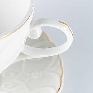 Набор чайный 12 предметов (чашка 220мл-6шт/блюдце-6шт) BALSFORD Грация Клио подарочная упаковка фарфор 000000000001193993