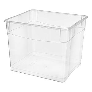 Ящик 40х33,5х31,5см 34л ECONOVA КРИСТАЛЛ универсальный бесцветный пластик 000000000001092310