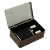 Набор подарочный Штопоры в коробке из окраш-го черного металла: фляга для спиртных напитков, 200 мл и 2 стопки, 20.2x13.2x6.7см 3781 000000000001195741