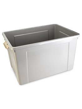 Контейнер для хранения 155л с крышкой прямоугольгый серый полипропилен 000000000001227853
