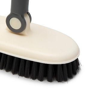 Щетка-метла 126х15х8см LUCKY длинная ручка белая пластик 000000000001221726