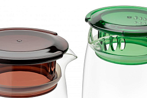 Кувшин с крышкой 1500мл APOLLO Gros стекло в крышке кувшина находится сито для фильтрации крупных частиц GRS-150 000000000001197688