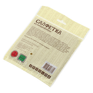 Салфетка универсальная DE'NASTIA 30х30см микрофибра T977006 000000000001124744