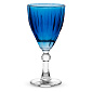 Кубок  для вина 300мл голубой стекло
