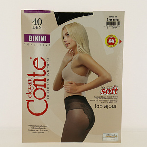 CONTE КОЛГ ЖЕН 40ДЕН BIKINI р3 NERO 000000000001156796