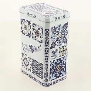 Банка для сыпучих продуктов 2,7л НОВЫЙ АРГУМЕНТ Итальянский декор жестяная 000000000001204679