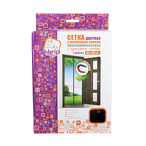 Набор противомоскитных сеток-штор на дверь Help, 45?210 см, 2 шт. 000000000001141466