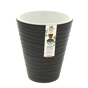 Кашпо Валенсия 2,8л D17 H20 антрацит 000000000001185586