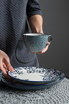 Тарелка десертная 21,4см ND PLAY Орнамент фарфор 000000000001210965