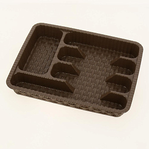 Лоток для столовых приборов, 29*37*4см, ротанг, 0755 000000000001188634