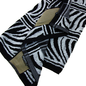 Полотенце DE'NASTIA Зебрано 50х90см черн-белый 100%Хлопок T000016 000000000001106176