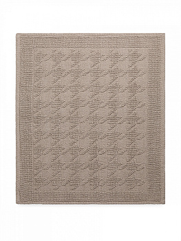 Коврик универсальный 50x60см DE'NASTIA Гусиные лапки букле бежевый хлопок 000000000001228482