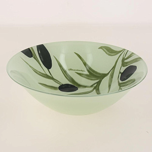 OLIVE Салатник 23см PASABAHCE стекло 000000000001174932