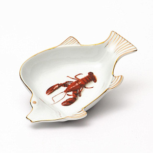 Икорница 15,5х10х3см GUTERWAHL Party Time Рак речной фарфор 000000000001197795