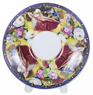 Набор чайный фарфор 12шт 6чашек 250мл+6 блюдец подарочная упаковка МАДОННА 156-01002 000000000001195490