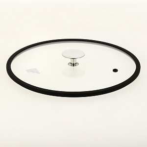 Крышка 28см TVS MAESTRALE силиконовый ободок стекло 000000000001201094