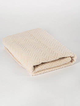 Полотенце махровое 70х130см LUCKY Зигзаг светло-бежевый хлопок-100% 000000000001214730