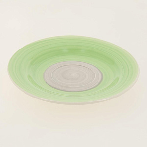 Пара чайная 250мл/блюдце ELRINGTON АЭРОГРАФ зелёный керамика 000000000001205667