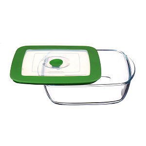 Квадратная форма для запекания с крышкой Pyrex 4 в 1, 25x22x7 см, 2.2л 000000000001142226