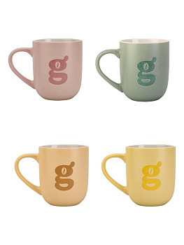 Кружка 270мл в ассортименте керамика 000000000001227207