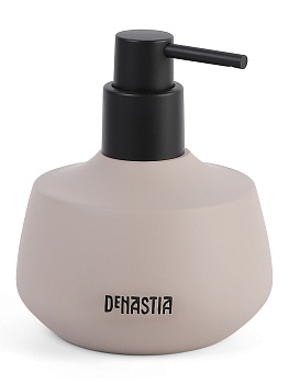 Диспенсер для жидкого мыла DE'NASTIA SOFT COLLECTION бежевый полирезина 000000000001215856