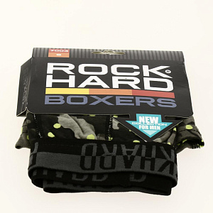 Трусы мужские Rockhard BOXERS S микс принтов 95%хлопок 5%эл 000000000001190383