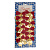 Новогоднее украшение БАНТ Красные с золотом из полиэстера, набор из 12 шт. / 5х5x0,01см арт.78674 000000000001179626