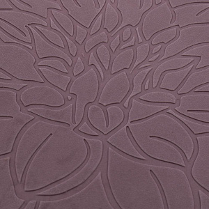 Салфетка сервировочная DE'NASTIA D36см пионы 100%ЭВА тёмно-розовый E000092 000000000001199307