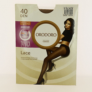 Колготки ORODORO (Lace) 40 Den, цвет бронзовый, размер 4 000000000001141176
