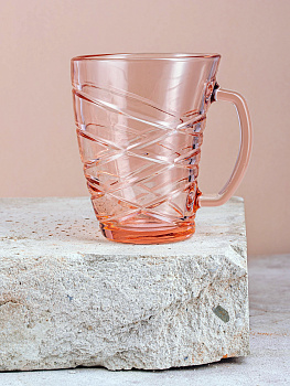 ШЕЙП ЭЛАНОР Кружка 320мл LUMINARC розовый стекло 000000000001213263