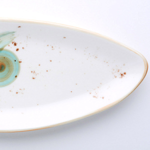 Блюдо сервировочное 27см TULU PORSELEN Galaxy milky/mint фарфор 000000000001212291