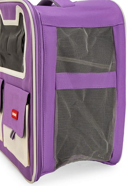 Переноска-рюкзак с окном Китти для животных 33х39х22см микс полиэстер 000000000001229101