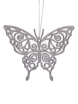 ДУ Бабочка серебряная 11x8,5x0,2см 77897 000000000001179896