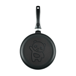 Сковорода блинная 24см  НЕВА МЕТАЛЛ ПОСУДА ПАНДА Литая алюминий 000000000001225732