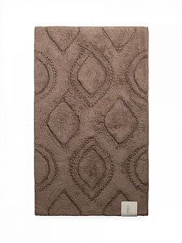 Коврик универсальный 60x100см DE'NASTIA рюши бежевый хлопок 000000000001228475