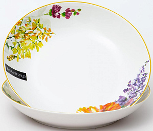 Набор тарелок суповых 2шт 20,5см 550мл BALSFORD Акварельный букет подарочная упаковка фарфор 000000000001204590