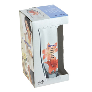 Ваза Золотая Полоса Bohemia, 23 см 000000000001089437