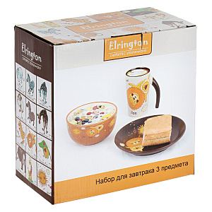 Набор для завтрака Слон Elrington, 3 предмета 000000000001170839