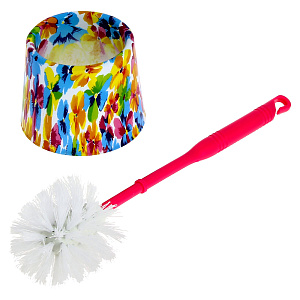 Туалетный набор Цветы МФК-Профит, 2 предмета 000000000001159267