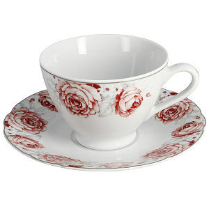 Чайный сервиз Чайная роза Bohemia, 15 предметов 000000000001108448